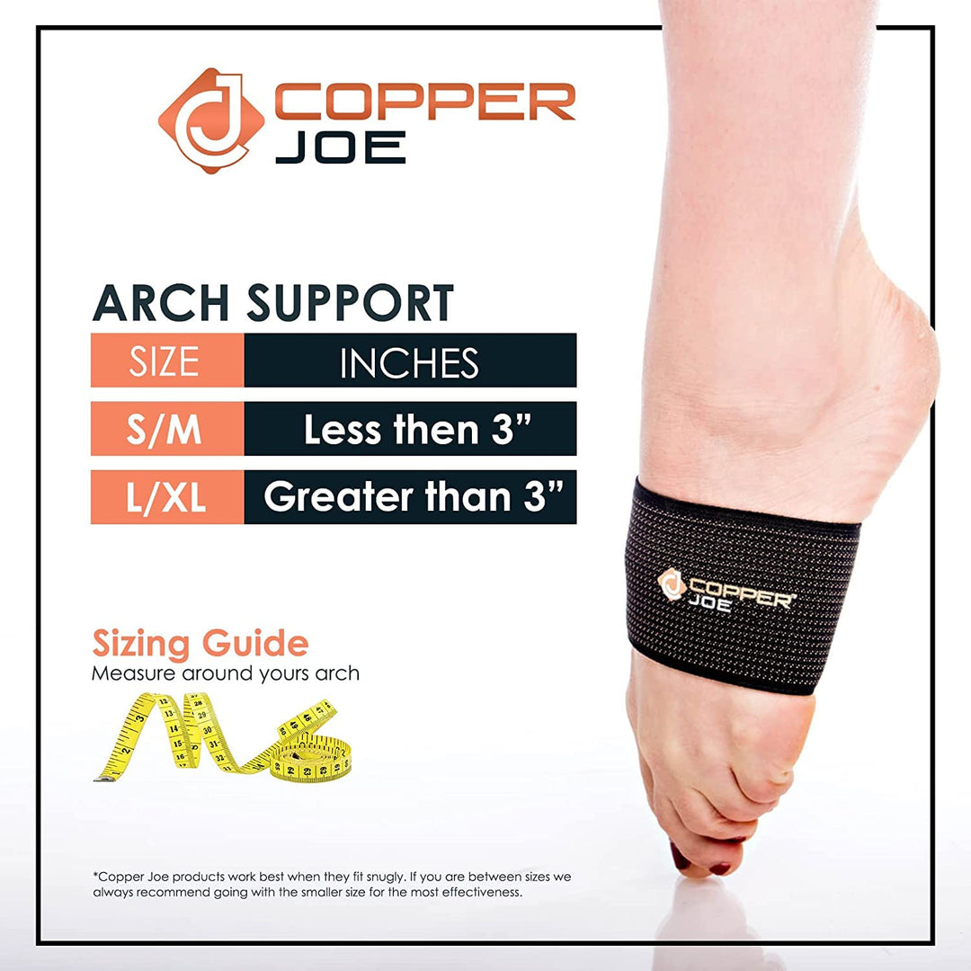 Copper Joe 2 Pack Arch Support - Best Copper Arch Suppo
