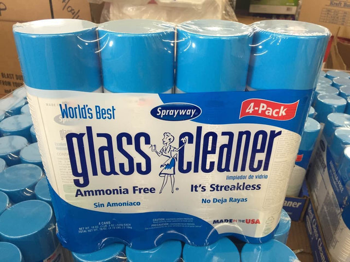 Sprayway Glass Cleaner 4 Pack 19 oz Cans (Pack Of 1)