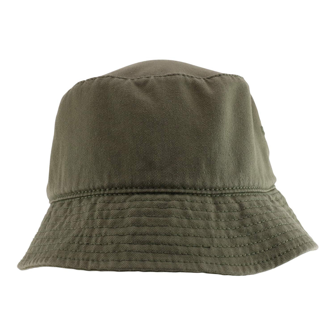 Oversized Big Size Men&#39;s Cotton Bucket Hat - Olive - XL-2XL