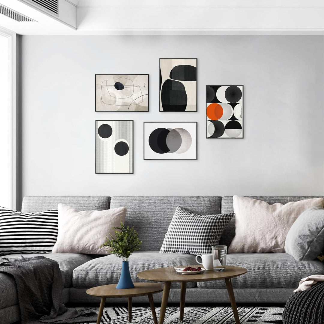 A3 Picture Poster Frame, Display Pictures 11.7x16.5 Without Mat, Thin Border Metal with Plexiglass for Horizontal and Vertical, Black