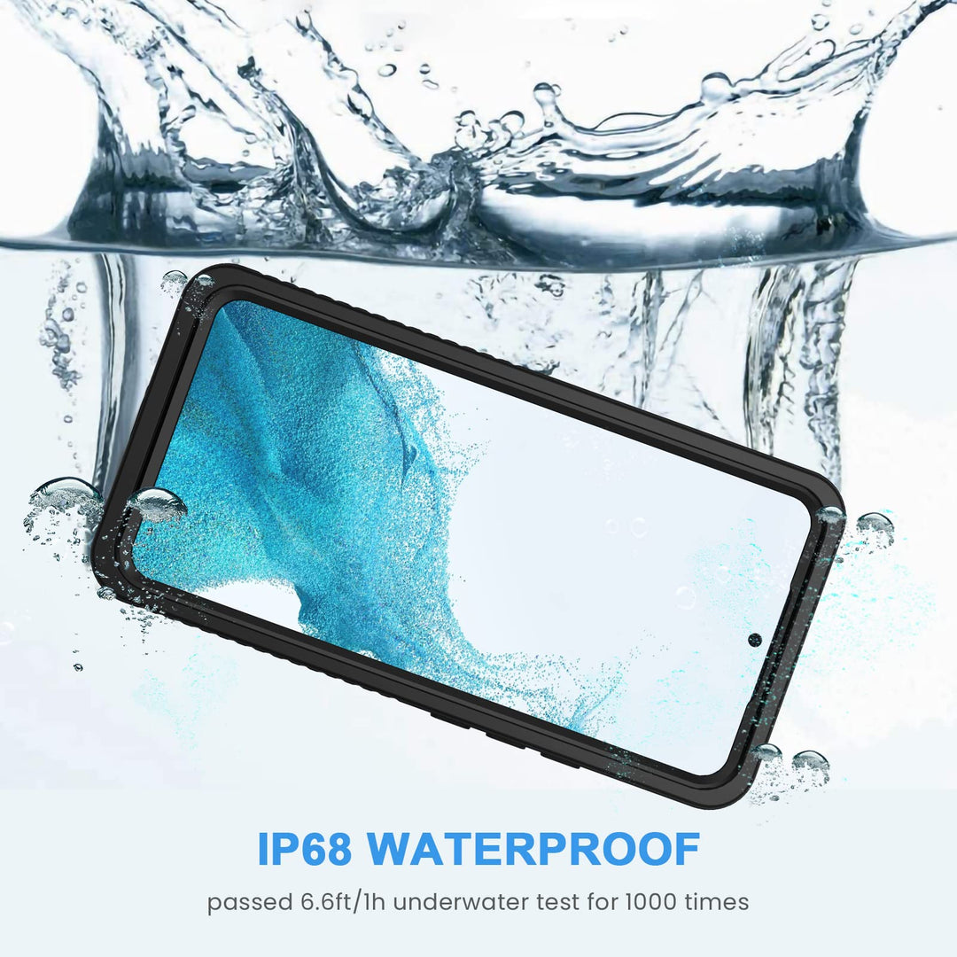 Lanhiem for Samsung Galaxy S22 Case, IP68 Waterproof Du
