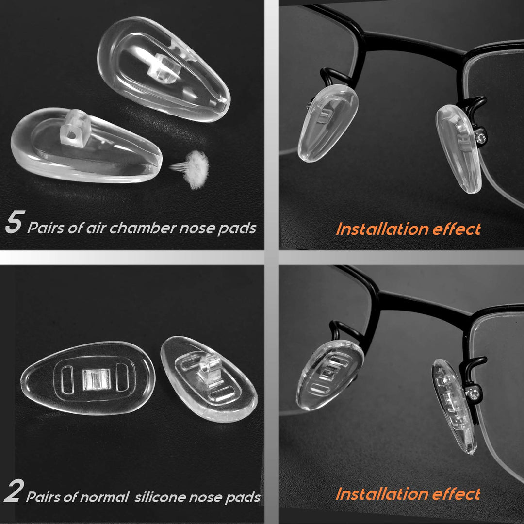 Eyeglasses Nose Pads, TEKPREM Glasses Nose Pads Replace