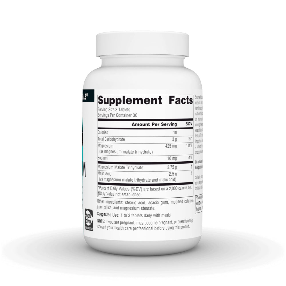 Source Naturals Magnesium Malate, Supports Muscles and 