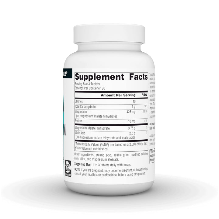 Source Naturals Magnesium Malate, Supports Muscles and 