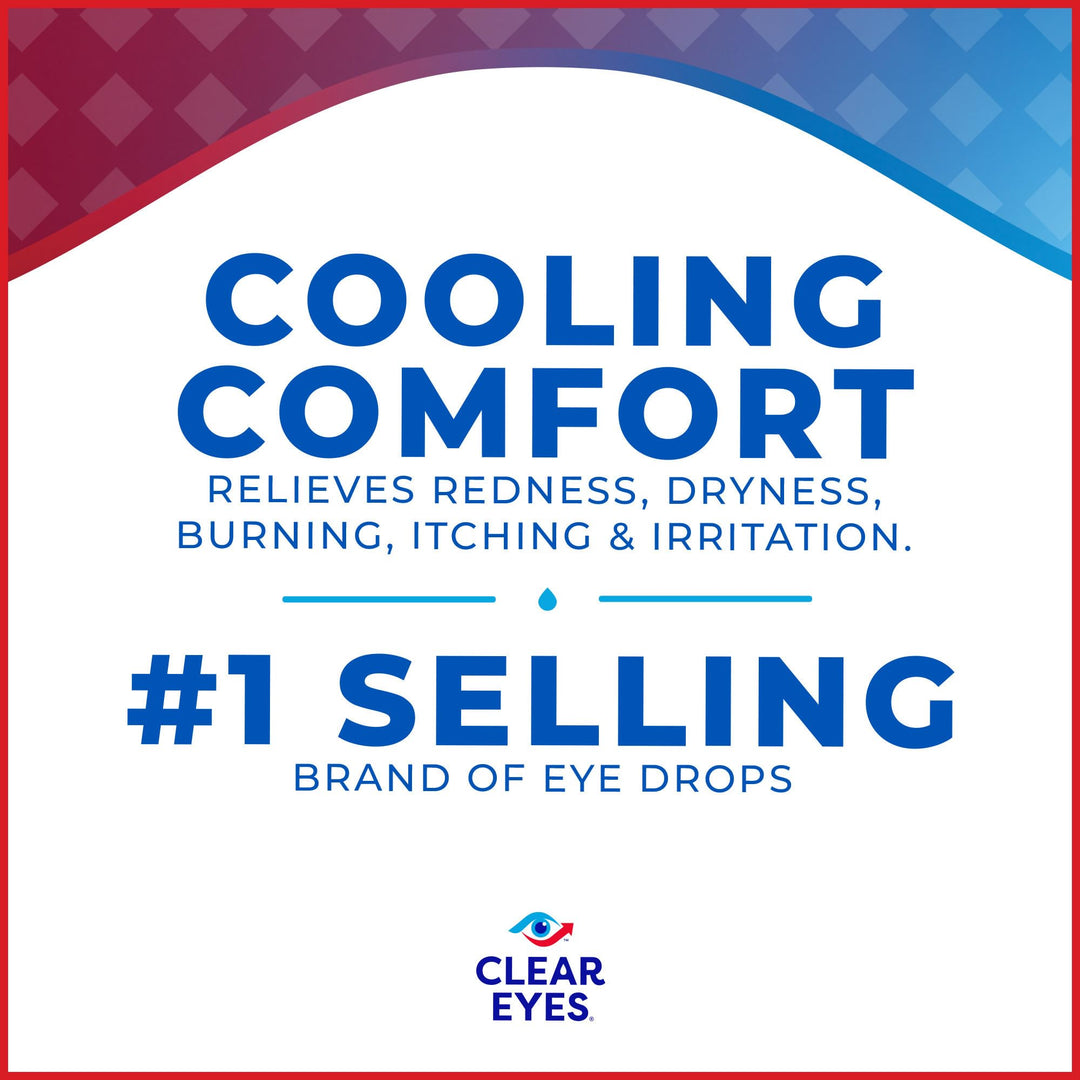 Clear Eyes Cooling Comfort Redness Relief Eye Drops, So