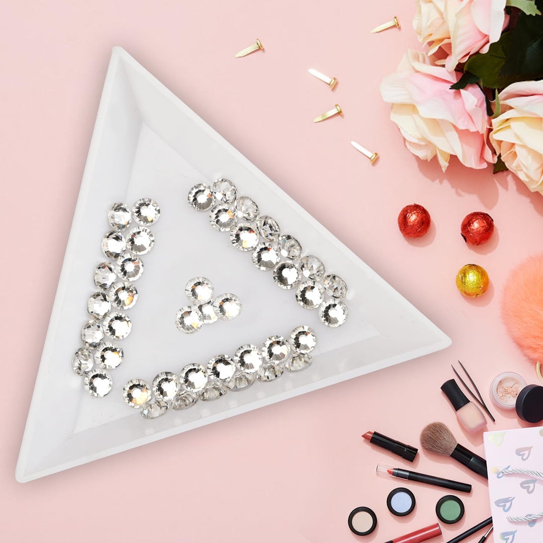 Jollin 2880pcs Glue Fix Crystal Flatback Rhinestones Gl
