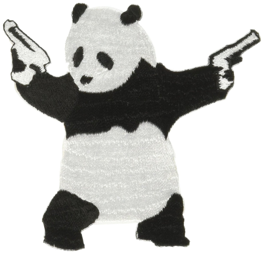 Application Panda With Gun Patch