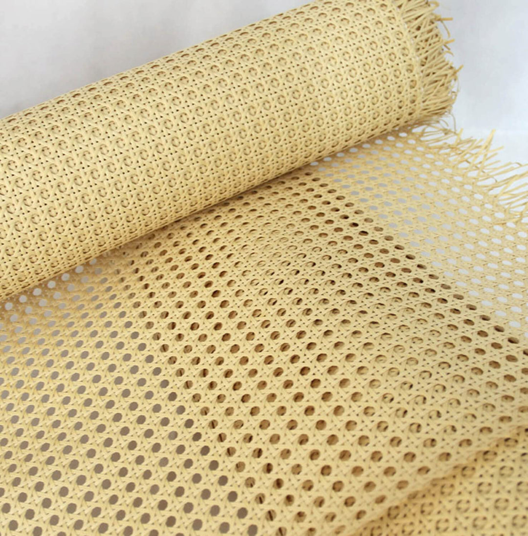 16 Wide Cane Webbing Roll - 10 FEET(16 X 120) Rattan Cane Webbing Roll Net Wicker for Cabinet, Chairs, Furniture, Tea Tray, Ceiling, Wardrobe Background Door