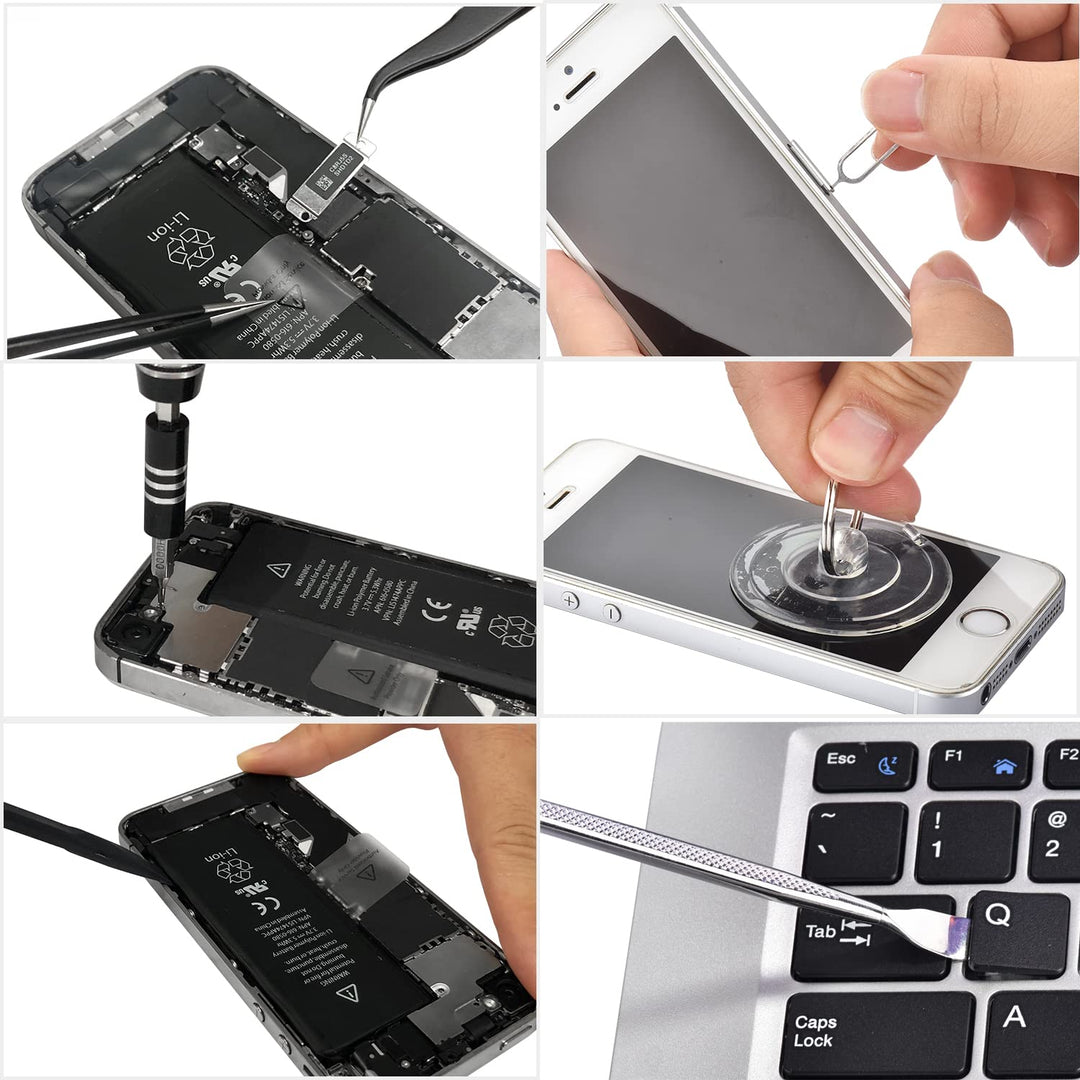 Precision Screwdriver Set, Unamela 139 in 1 Computer Repair Tool Kit with 120 Bits, Magnetic Electronic Screwdriver Kit Compatible for Laptop, PC, MacBook, iPhone, Tablet, PS4, Xbox, Game Console