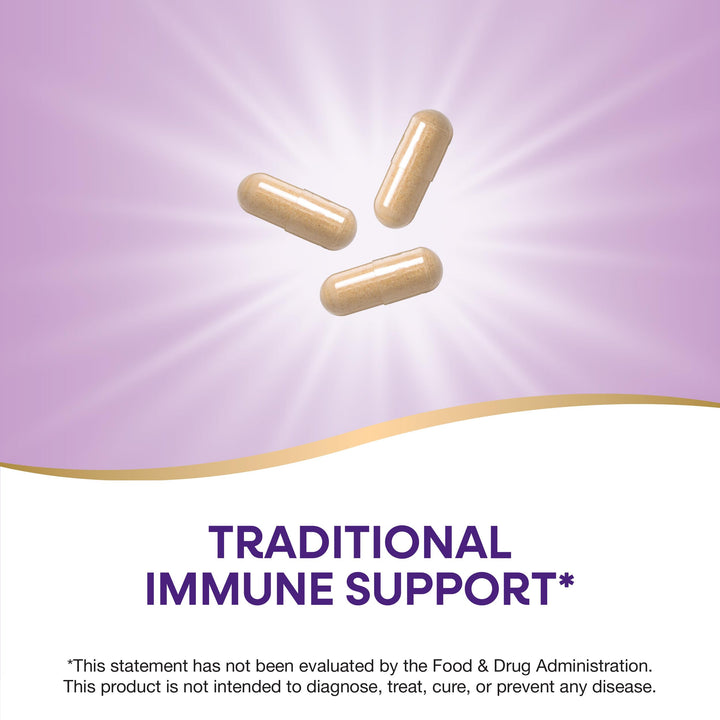 Nature&#39;s Way Astragalus Root - Astragalus Root Herbal Supplement - Traditional Immune Support* - Non-GMO Project Verified - Gluten &amp; Dairy-Free - 180 Vegan Capsules