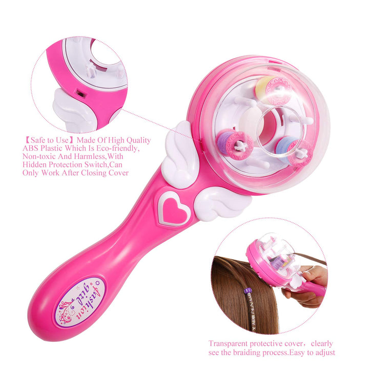 Easy Automatic Hair Decoration Braider Styling DIY Tool Electric Hairstyle Tool Gifts Beauty Fashion Salon Toy Kits For Teen Girls