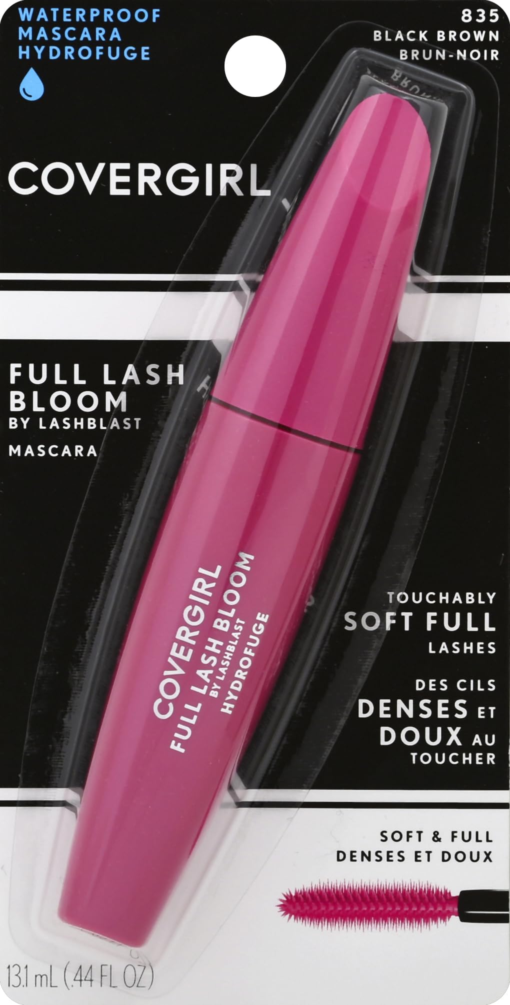 Full Lash Bloom by Lashblast Waterproof Mascara Black Brown .44 fl oz (13.1 ml) (Packaging may vary)