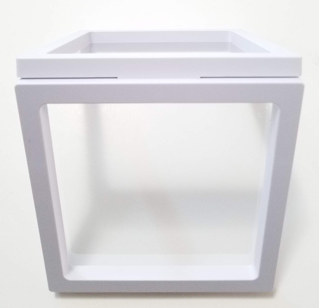 JM Pack of 3 pcs 5.5 x 5.5 x 0.75 Inches Transparent 3D