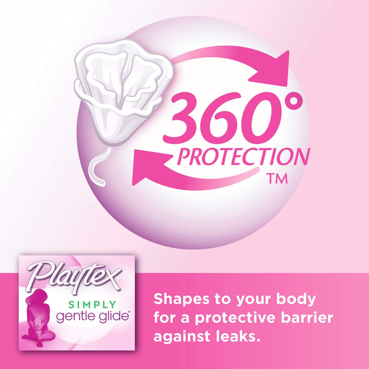 Playtex Gentle Glide Tampons with Triple Layer Protecti