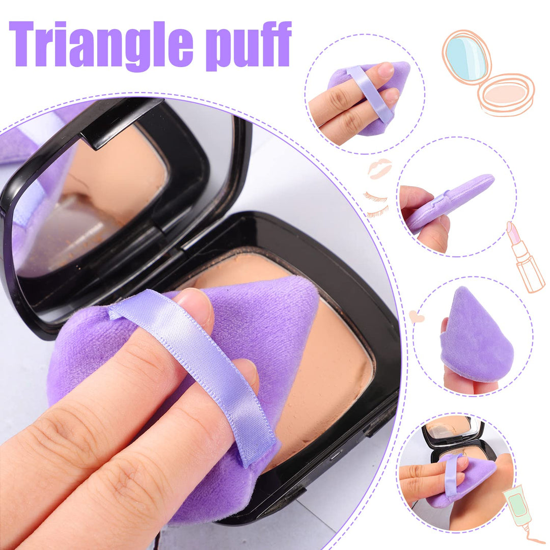Powder Puff Face Soft Triangle Makeup Puff for Loose Po