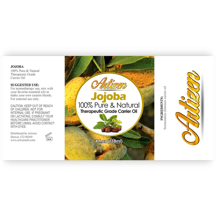 100% Pure Jojoba Oil (Huge 4Oz Bottle) All-Natural Jojoba Oil ââ‚¬â€œ Cold Pressed - Perfect Moisturizer For Hair, Skin, Face, And Hair