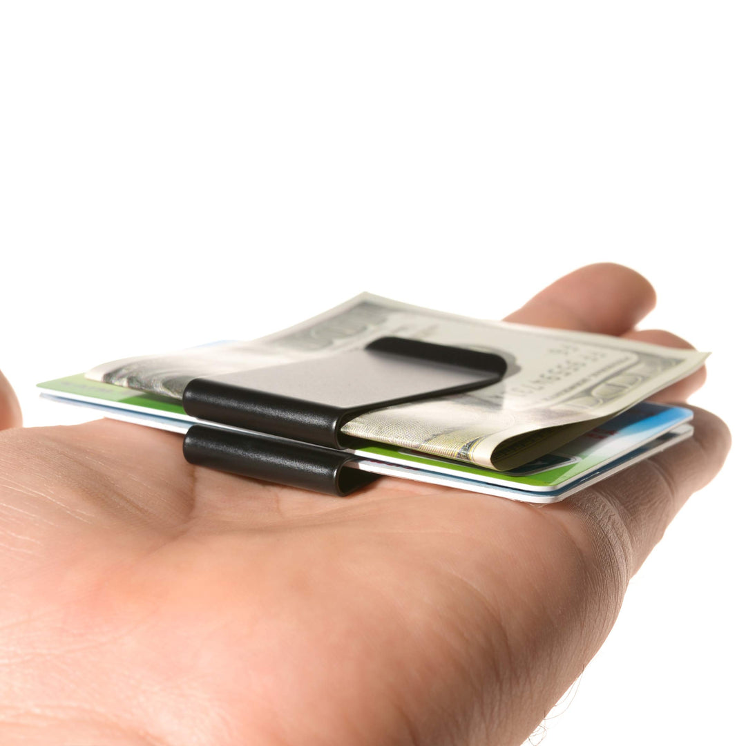 Money Clip, Cash Clip, Minimalist Wallet Slim Wallet Cr