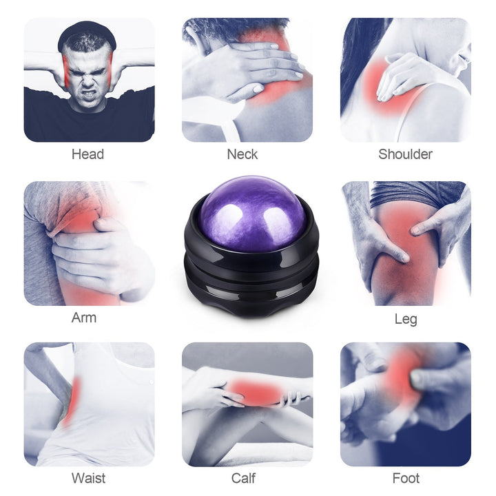 Manual Massage Roller Ball - Massager and Therapy Tool 