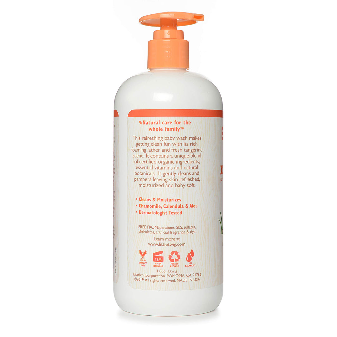 All Natural Baby Wash, Tangerine, 17 Fluid Oz