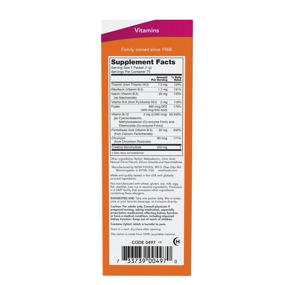 NOW Foods Supplements, Instant Energy B-12 (2,000 mcg o