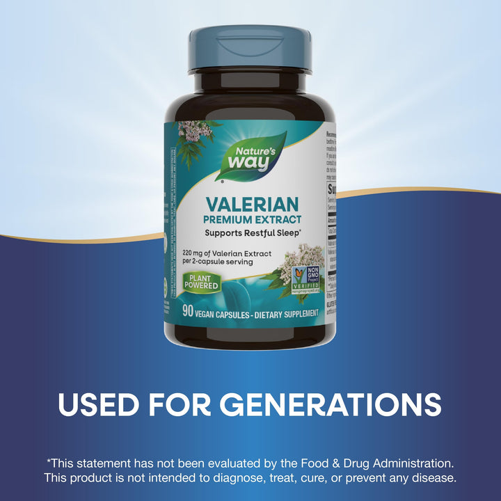 Nature&#39;s Way Valerian Premium Extract - 220 mg 