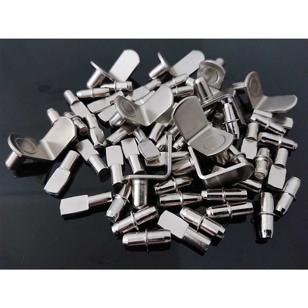 60 Pieces Shelf Bracket Pegs Stainless Steel Shelf Pins