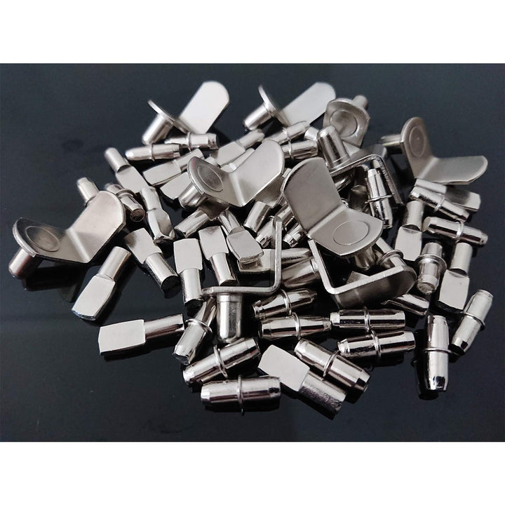 60 Pieces Shelf Bracket Pegs Stainless Steel Shelf Pins