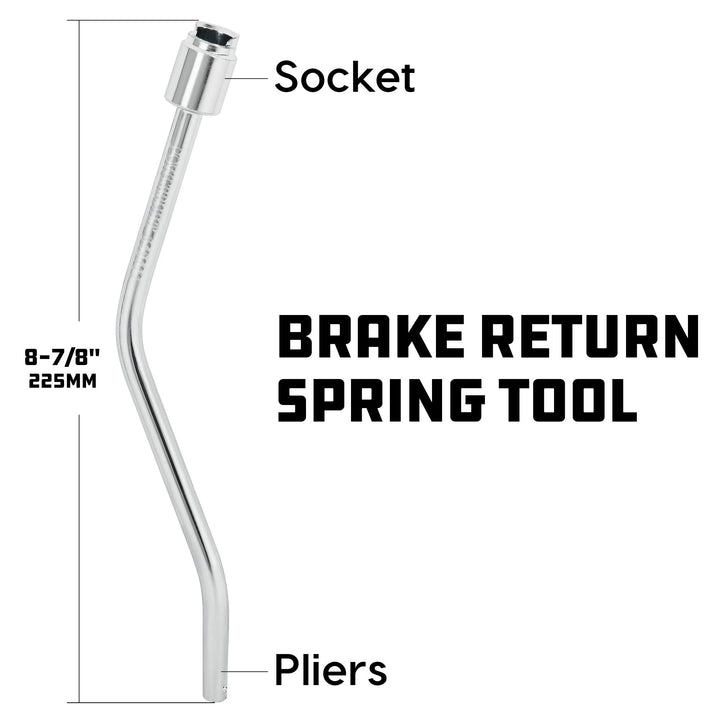 648411 Drum Brake Return Spring Tool, Silver