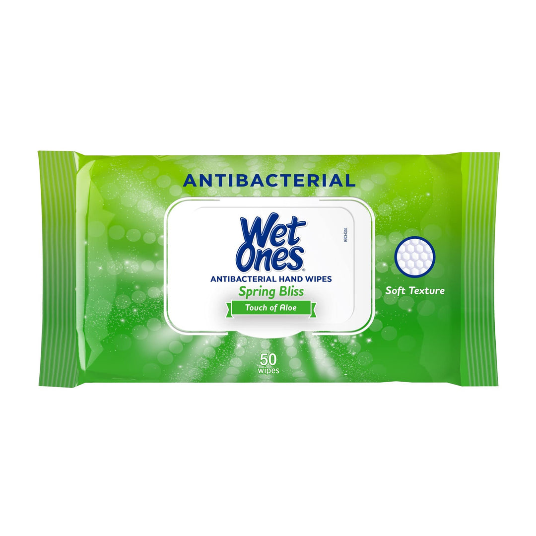 Antibacterial Hand Wipes, Spring Bliss, 50ct.
