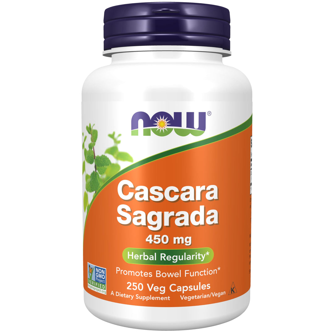 NOW Foods Supplements, Cascara Sagrada (Rhamnus purshia