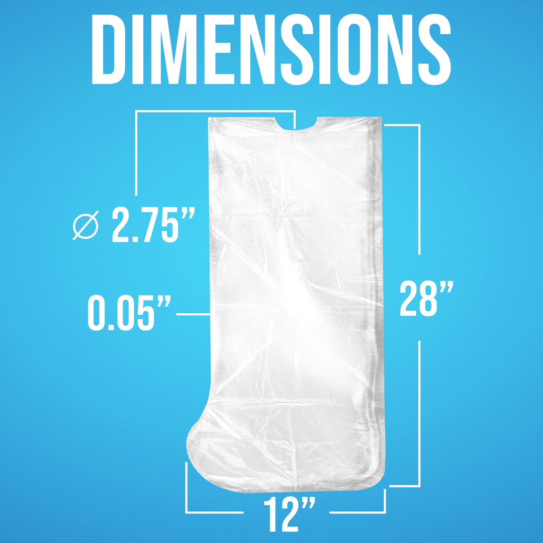 JJ CARE Leg Cast Cover [Pack of 4], Leg Shower Protecto