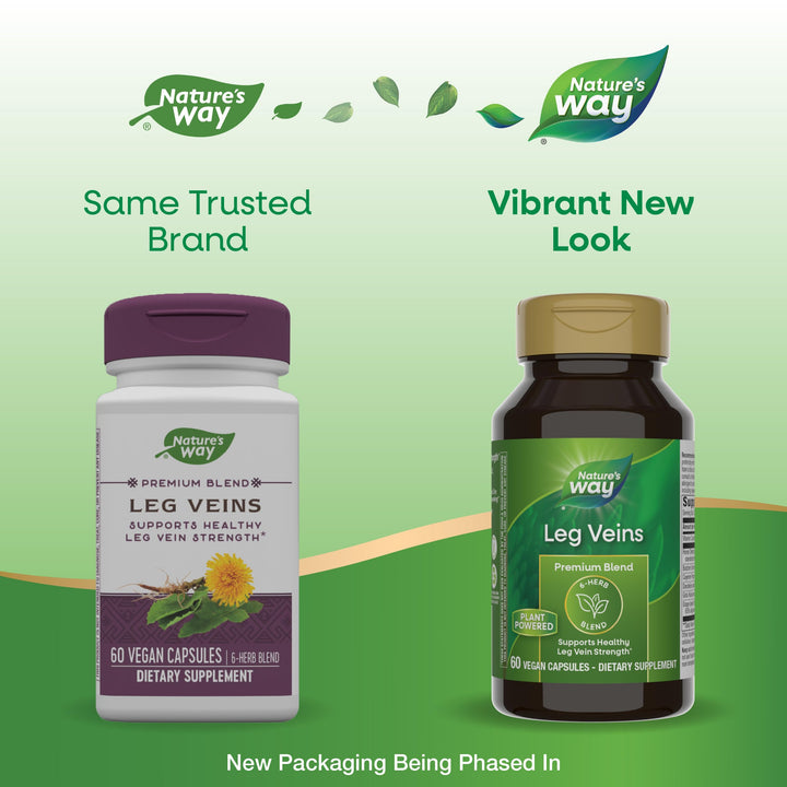 Nature&#39;s Way Leg Veins, Supports Healthy Leg Ve