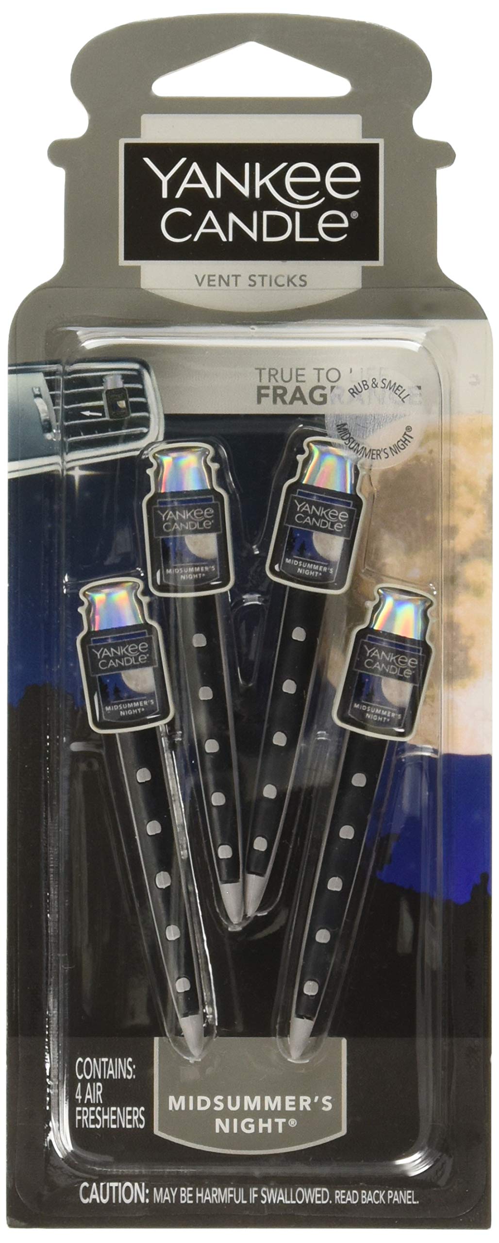 Car Freshener Vent Stick Midsummers Night, 2-Packs (8 Vent Sticks)