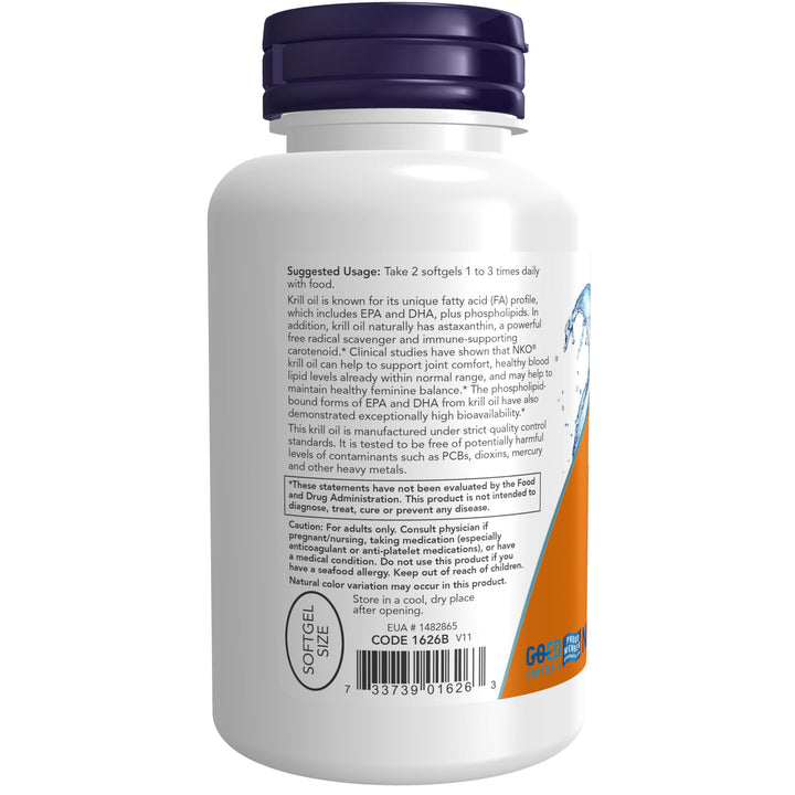 Supplements, Neptune Krill Oil 500 mg, Phospholipid-Bound Omega-3, Cardiovascular Support*, 120 Softgels
