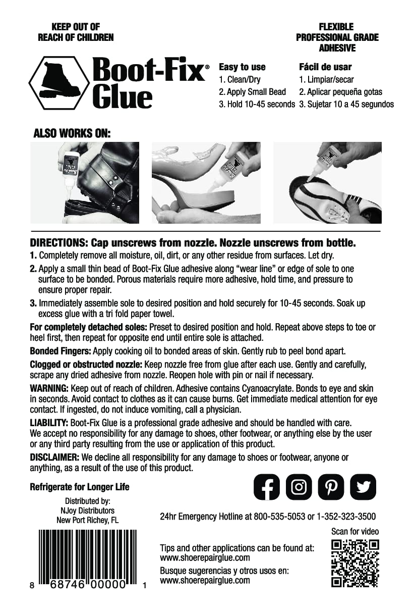 Shoe Glue: Instant Professional Grade Shoe Repair Glue