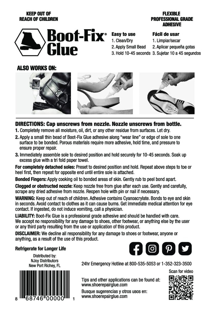 Shoe Glue: Instant Professional Grade Shoe Repair Glue
