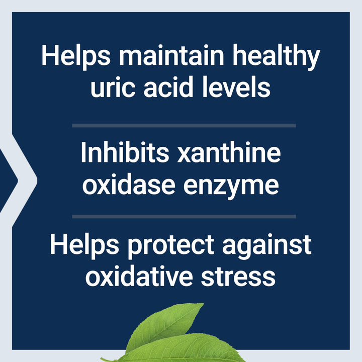 Uric Acid Control, Promotes Healthy uric Acid Balance, Joint Health, discomfort Relief, Gluten Free, Non-GMO, Vegetarian, 60 Capsules