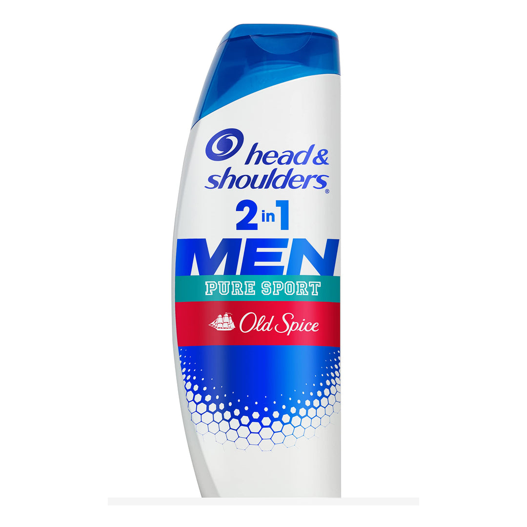 Head &amp; Shoulders Old Spice Pure Sport Dandruff 2 in 1 Shampoo and Conditioner, 12.8 Fl Oz