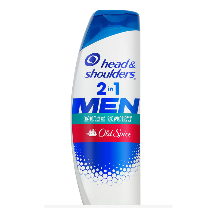 Head &amp; Shoulders Old Spice Pure Sport Dandruff 2 in 1 Shampoo and Conditioner, 12.8 Fl Oz
