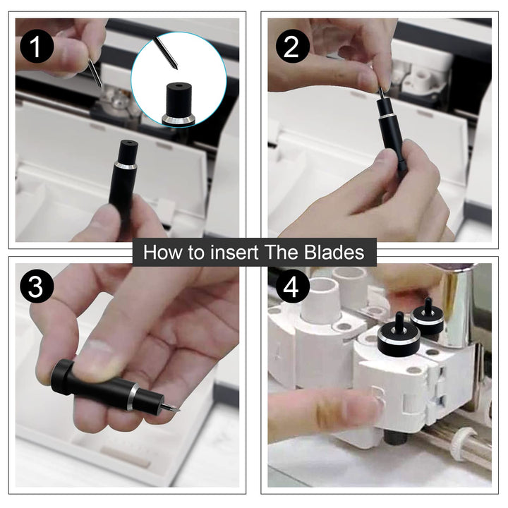 Cutting Blades Compatible with Explore Air/Air 2/Explore Air 3, 10PCS Premium Fine Point Blade Compatible with Maker/Maker 3 Cutting Machines