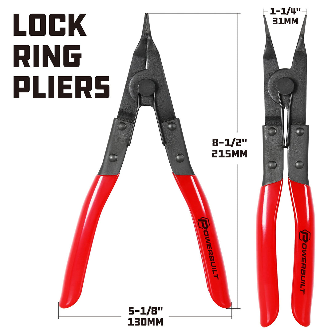 648633 Internal Snap Ring Pliers , Red