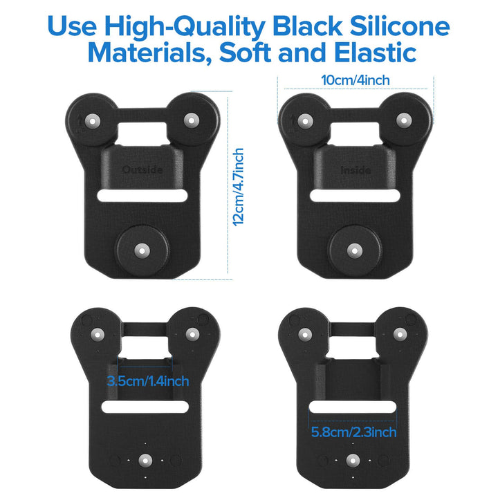 BOBLOV Body Camera Magnet Mount, 6pcs/8pcs Magnets Opti