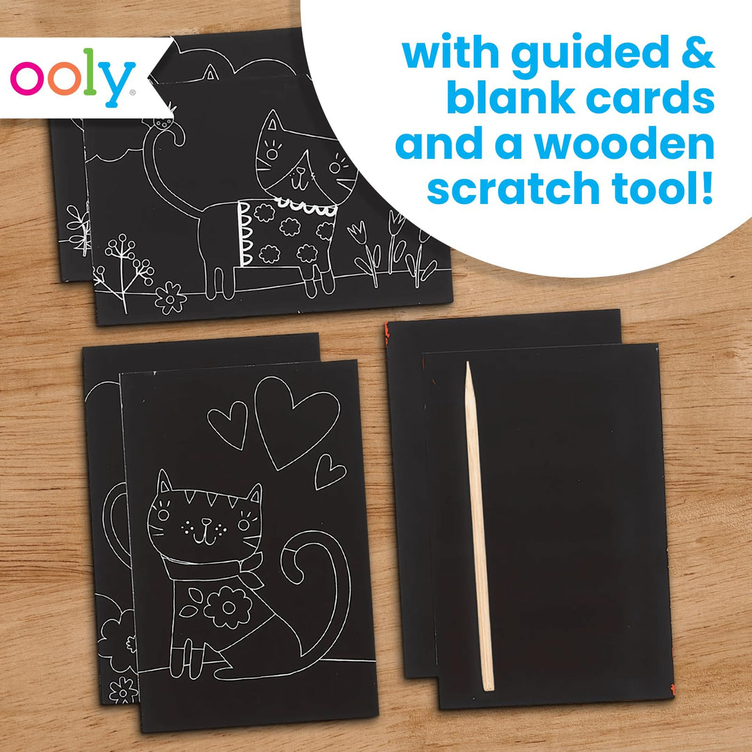 Mini Scratch &amp; Scribble Art Kit: Cutie Cats
