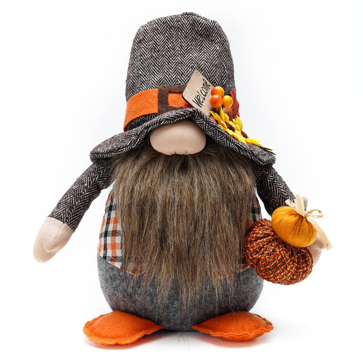 Fall Thanksgiving Gnome Plush Nordic Harvest Stand Scarecrow gnome Pumkin Gift for Farmhouse Home Table Family Festival Decorations