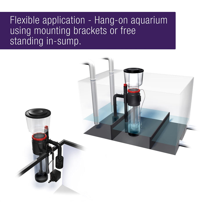 Aquarium Fish Tank Marine Salt Water Super Protein Skimmer with Pump, For up to 65 Gallons