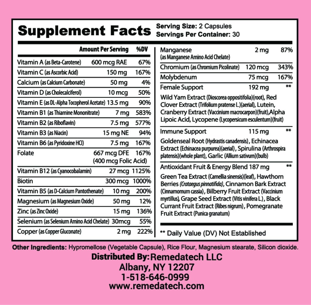 Nevancia Women&#39;s Multivitamin with 20+ Essentia