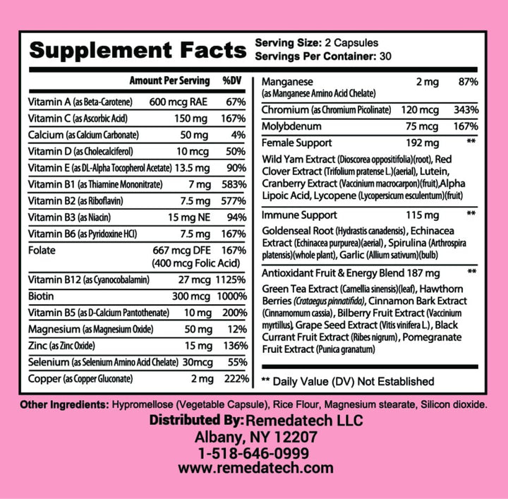 Nevancia Women&#39;s Multivitamin with 20+ Essentia