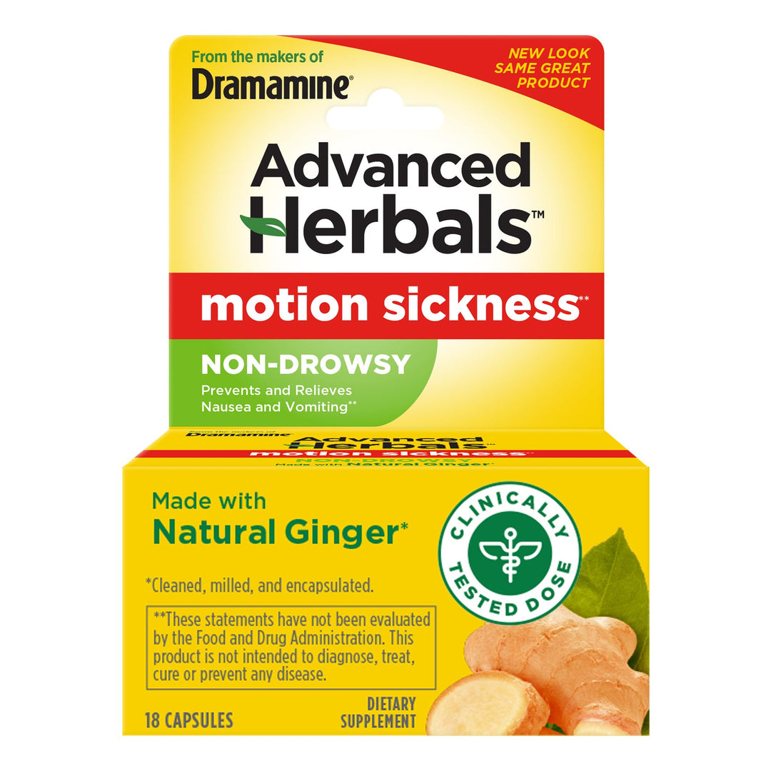 From the Makers of Dramamine, Advanced Herbals, Non-Dro