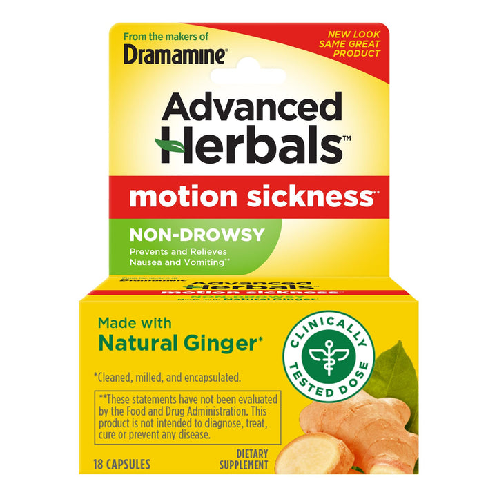 From the Makers of Dramamine, Advanced Herbals, Non-Dro