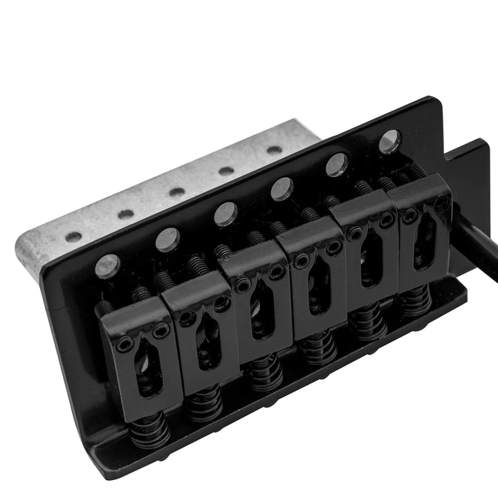52.5mm Guitar Stratocaster Tremolo Bridge Set for Fender Strat Squier Electric Guitar Replacement, Black
